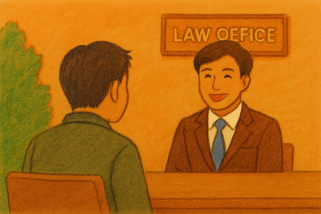 任意整理の相談から手続き完了までの流れについて解説する見出しの画像